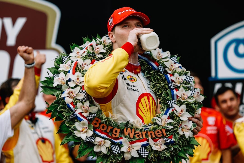 Indy 500 history in the making